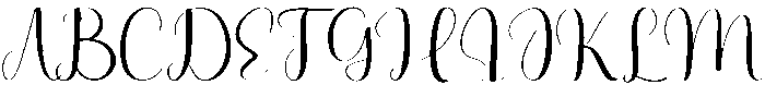Welcome Rustic Regular otf (400) Font UPPERCASE