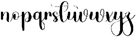 Welcome Rustic Regular otf (400) Font LOWERCASE
