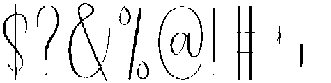 Welcome Signature Regular otf (400) Font OTHER CHARS