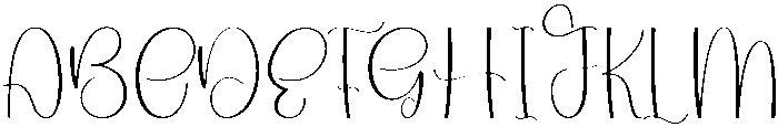 Welcome Signature Regular otf (400) Font UPPERCASE