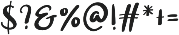 Welcome Signature Regular otf (400) Font OTHER CHARS