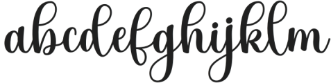 WelcomeHome-Regular otf (400) Font LOWERCASE