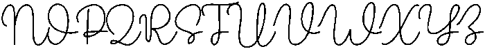 Welcoming Regular otf (400) Font UPPERCASE