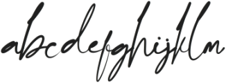 Welisha otf (400) Font LOWERCASE