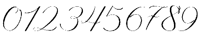 Wellington Script Regular otf (400) Font OTHER CHARS