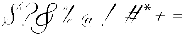 Wellington Script Regular otf (400) Font OTHER CHARS