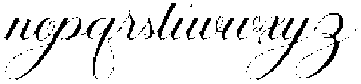 Wellington Script Regular otf (400) Font LOWERCASE