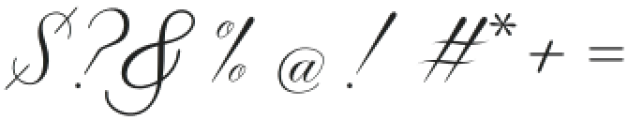Wellington Script Regular otf (400) Font OTHER CHARS