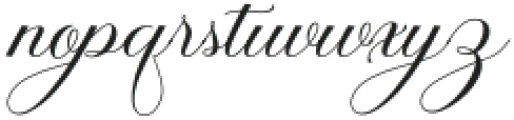 Wellington Script Regular otf (400) Font LOWERCASE