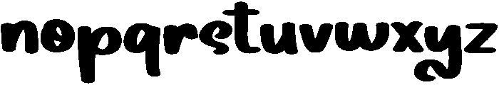 Wendy Regular otf (400) Font LOWERCASE