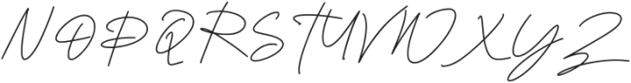 Wenista Signature Regular otf (400) Font UPPERCASE