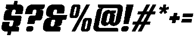 Wepoire Italic otf (400) Font OTHER CHARS