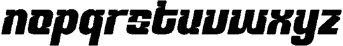 Wepoire Italic otf (400) Font LOWERCASE
