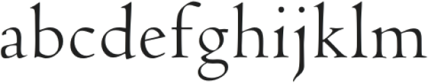 Werentina Regular otf (400) Font LOWERCASE