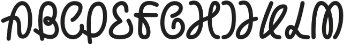 Weridown Regular otf (400) Font UPPERCASE