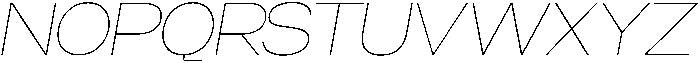Werk-Neue Thin-Italic otf (100) Font UPPERCASE