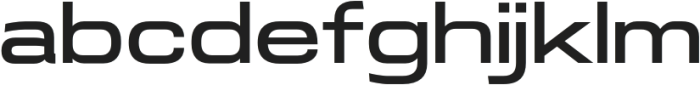 Wesker Semi Bold Expanded otf (600) Font LOWERCASE