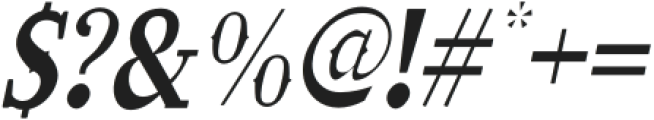 West Carabao Thin Italic otf (100) Font OTHER CHARS