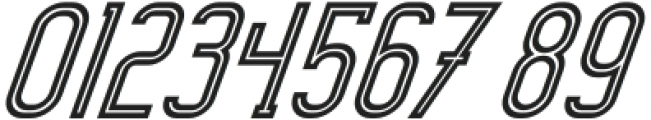 West Covina Inline Italic otf (400) Font OTHER CHARS