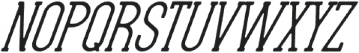 West Covina Rough Type Italic otf (400) Font UPPERCASE