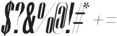 West End Limited bold-italic otf (700) Font OTHER CHARS