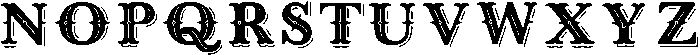 West End Shadow otf (400) Font LOWERCASE