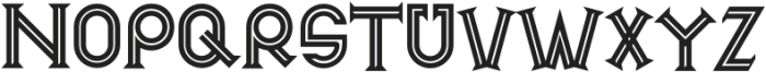 West Touru Regular otf (400) Font UPPERCASE