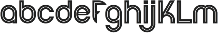 West Touru Regular otf (400) Font LOWERCASE