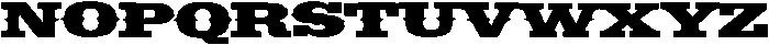 West Wanted Regular otf (400) Font UPPERCASE