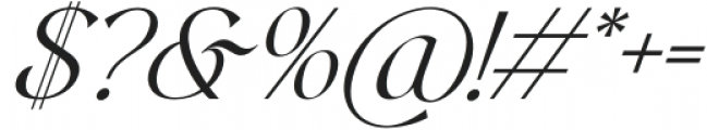 WestbourneSerif-Italic otf (400) Font OTHER CHARS