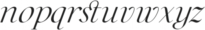 WestbourneSerif-Italic otf (400) Font LOWERCASE