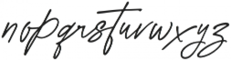 Westbury Signature alt 2 otf (400) Font LOWERCASE