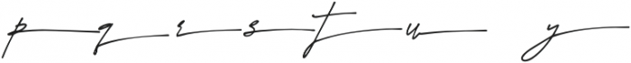 Westbury Signature swash 2 otf (400) Font LOWERCASE