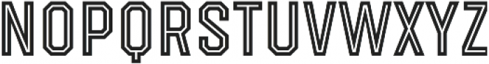 Westcraft Sans Clean Inline otf (400) Font LOWERCASE