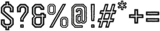 Westcraft Sans Inline Rough otf (400) Font OTHER CHARS