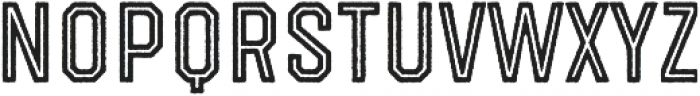 Westcraft Sans Inline Rough otf (400) Font LOWERCASE