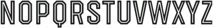 Westcraft Sans Soft Inline otf (400) Font LOWERCASE