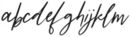 Westerburg Script Regular otf (400) Font LOWERCASE