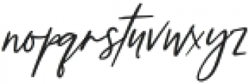 Westerburg Script Regular otf (400) Font LOWERCASE