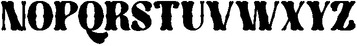 Western Cowboy Regular otf (400) Font UPPERCASE