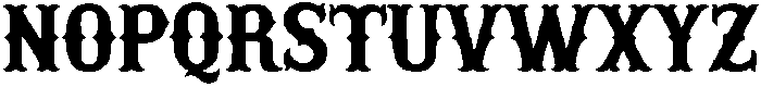 Western Goldrush Regular otf (400) Font UPPERCASE