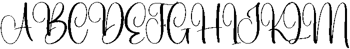 Western Regular otf (400) Font UPPERCASE