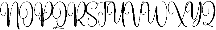 Western Regular otf (400) Font UPPERCASE