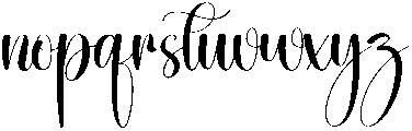 Western Regular otf (400) Font LOWERCASE