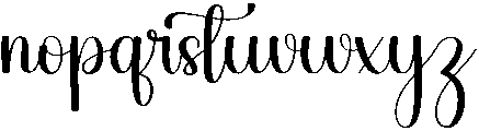 Western Regular otf (400) Font LOWERCASE