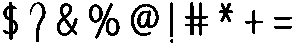 Western Regular otf (400) Font OTHER CHARS