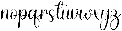 Western Regular otf (400) Font LOWERCASE
