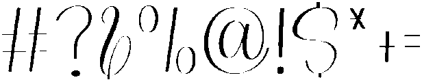 Western Regular otf (400) Font OTHER CHARS