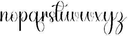 Western Regular otf (400) Font LOWERCASE