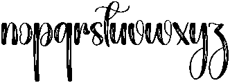 Western Regular otf (400) Font LOWERCASE